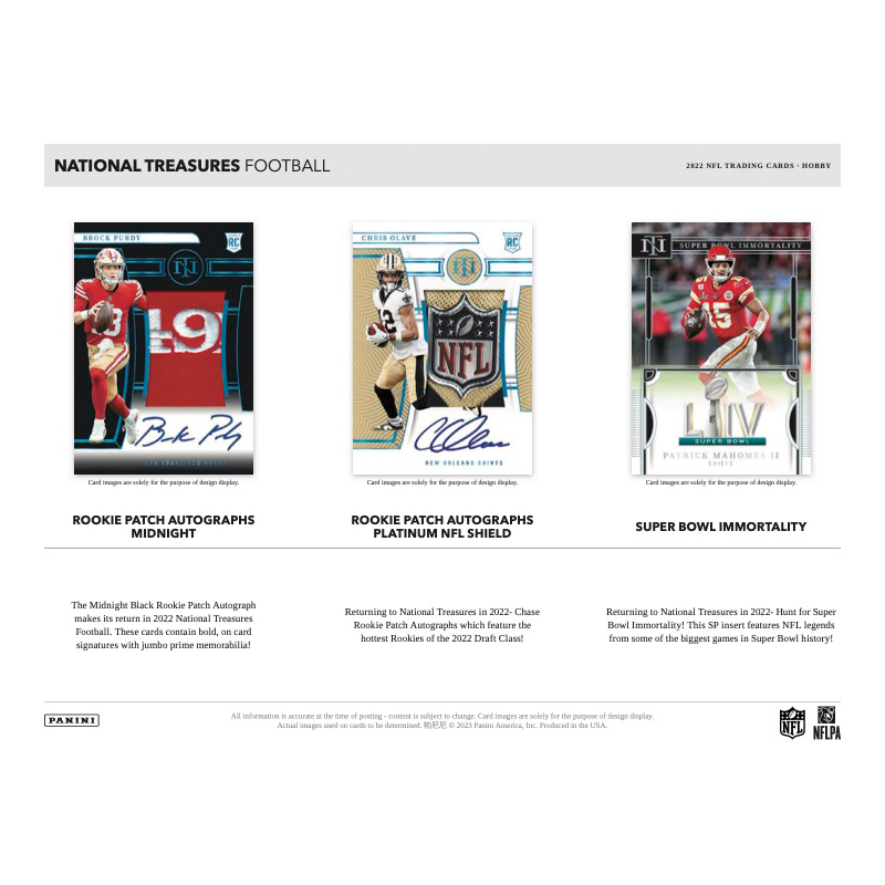 2022PaniniNationalTreasuresFootballHobbyBox_2-1