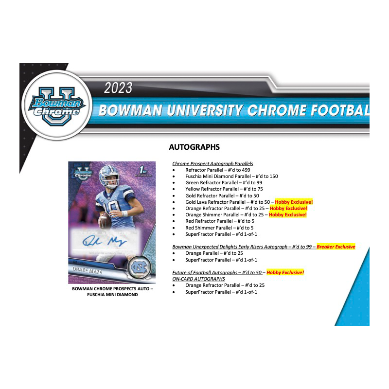 2023BowmanUniversityChromeFootballHobbyBox_4