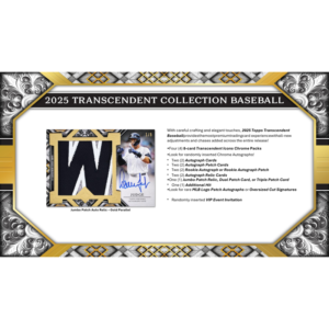 2025 Topps Transcendent Collection Baseball Hobby Case