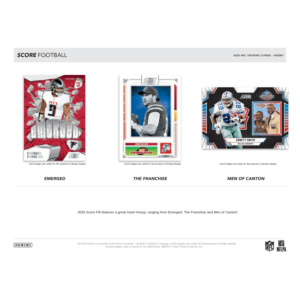2025 Panini Score Football Hobby 12 Box Case image 3